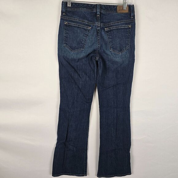 Eddie Bauer Jeans Women's 2 Regular Fit Blue Dark Wash Straight - Picture 7 of 16